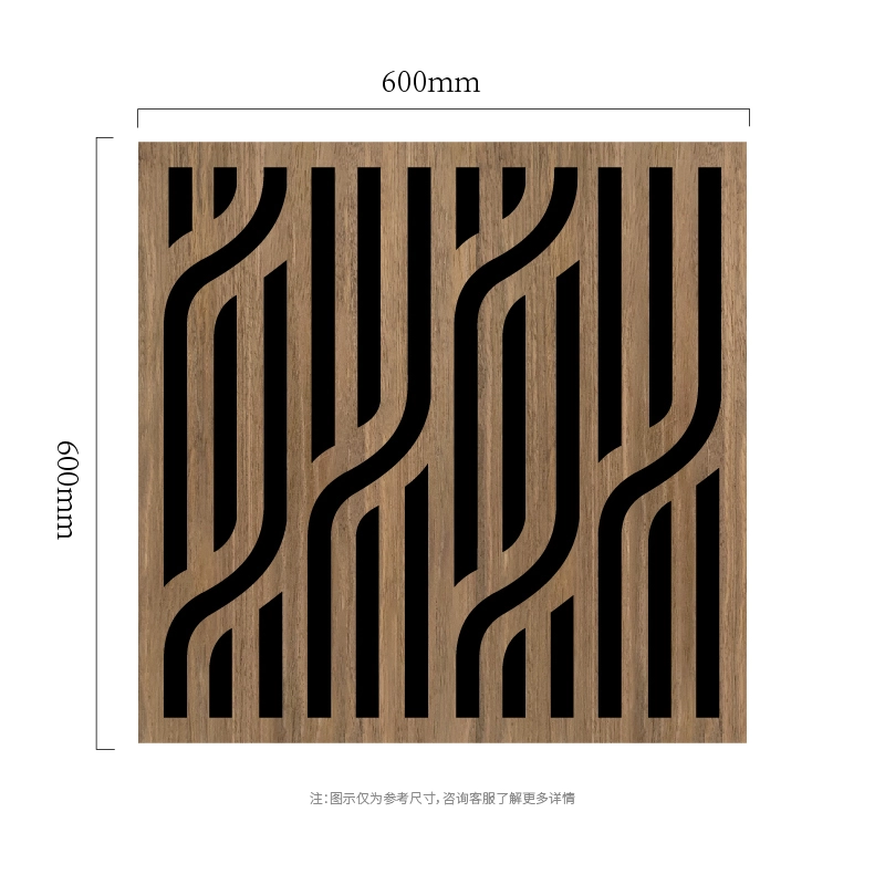 Flow Ribbon Slot MDF-on-PET akustik devor paneli